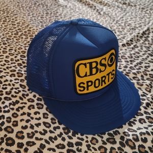 Vintage 80's CBS Sports trucker hat